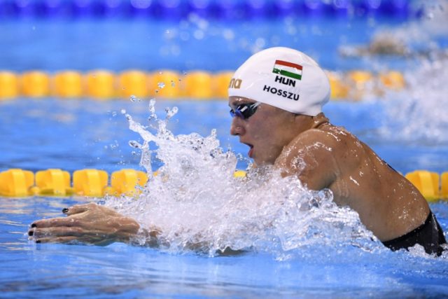 Hungary's Katinka Hosszu, seen competing in the Women's 200m Individual Medley Final in th