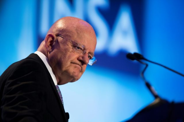 US Director of National Intelligence James Clapper at the 2016 Intelligence and National S