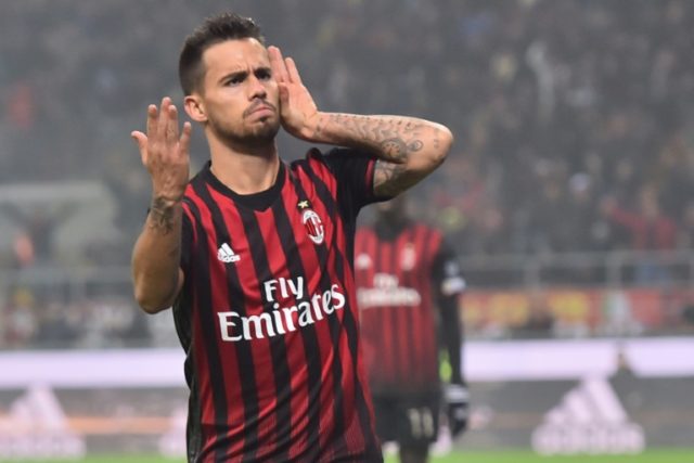 AC Milan's forward Suso pledged he would walk home from the San Siro ground if he scored t