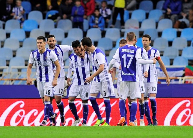 Real Sociedad boss Eusebio, whose players are seen November 5, 2016, said "We are in great