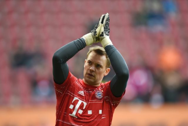 Bayern Munich goalkeeper Manuel Neuer is suffering from a calf problem picked up in Saturd