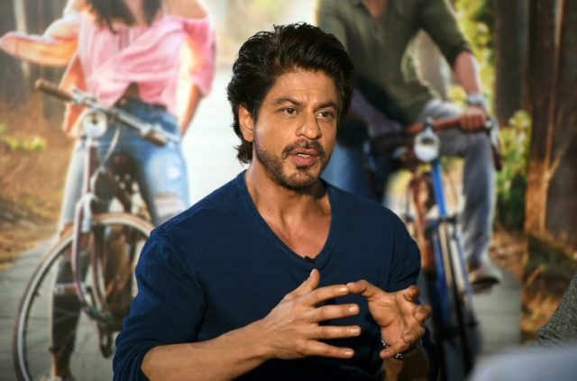 Bollywood actor Shah Rukh Khan, known in India as "King Khan" or simply "SRK" to his legio