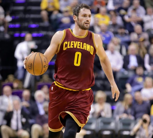 Twenty-eight year old Cleveland Cavaliers forward Kevin Love scored the second-most points