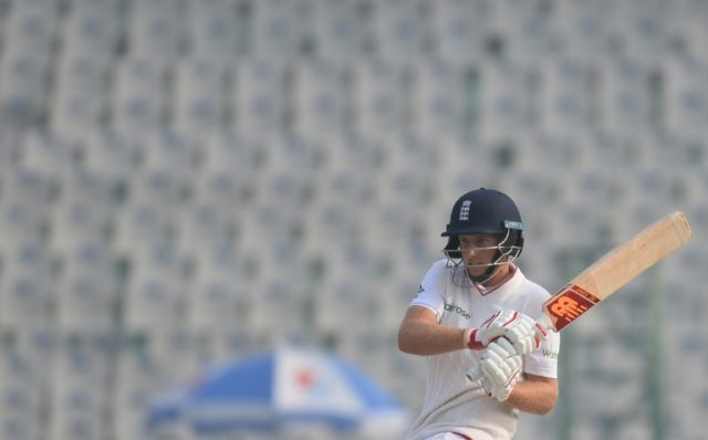 England's Joe Root scored 78 runs before he was dismissed on the fourth day of the third T
