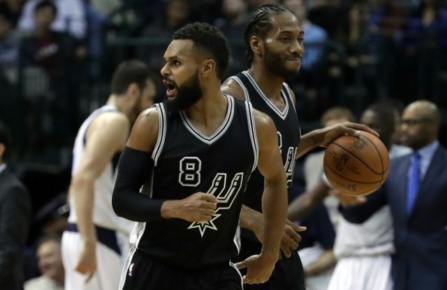 Patty Mills of the San Antonio Spurs came off the bench to hit six of seven shots in the f