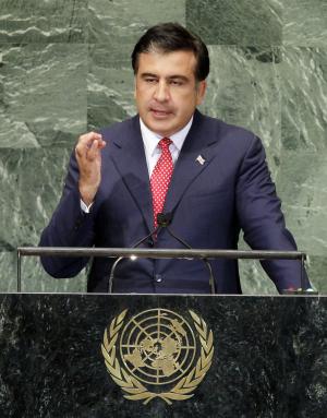 Odessa, Ukraine, Gov. Saakashvili resigns, citing rampant corruption