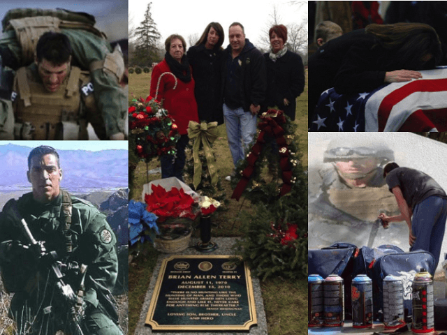 The family of Border Patrol Agent Brian Terry attended the unveiling of a statue cast in his honor at the Brian A. Terry Border Patrol Station in Arizona.