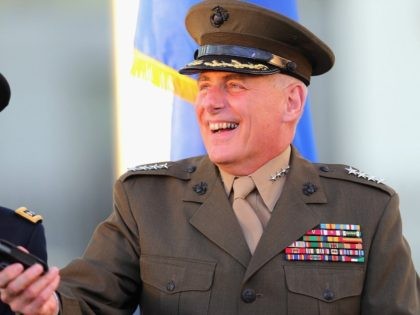 U.S. Marine General John F. Kelly November 19, 2012 in Doral, Florida.
