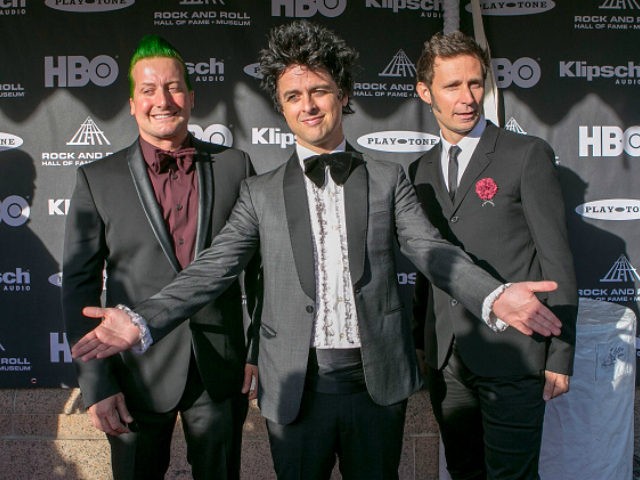 Green Day at Rock and Roll Hall of Fame Inductions