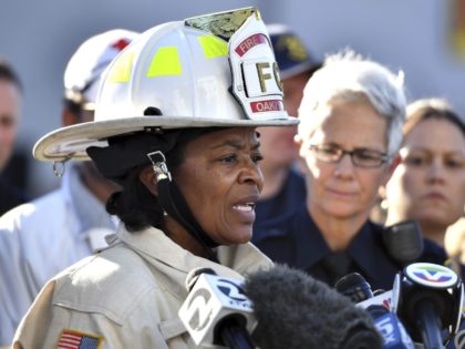 Oakland fire chief (Josh Edelson / Associated Press)
