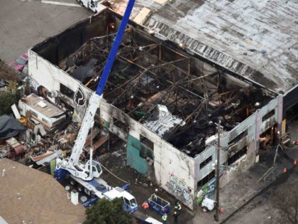 Oakland fire warehouse (Josh Edelson / AFP / Getty)