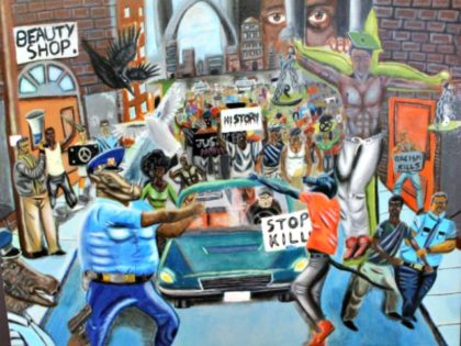 Painting of Cops as Animals