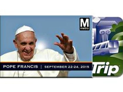 Pope Francis Metro Card