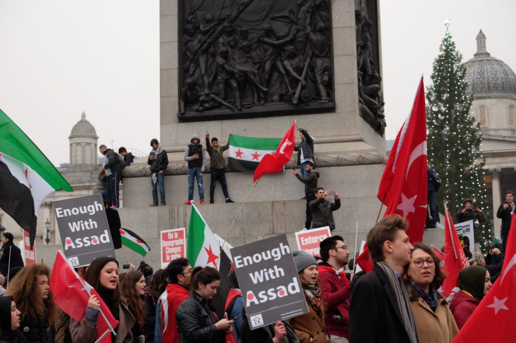 Aleppo march London