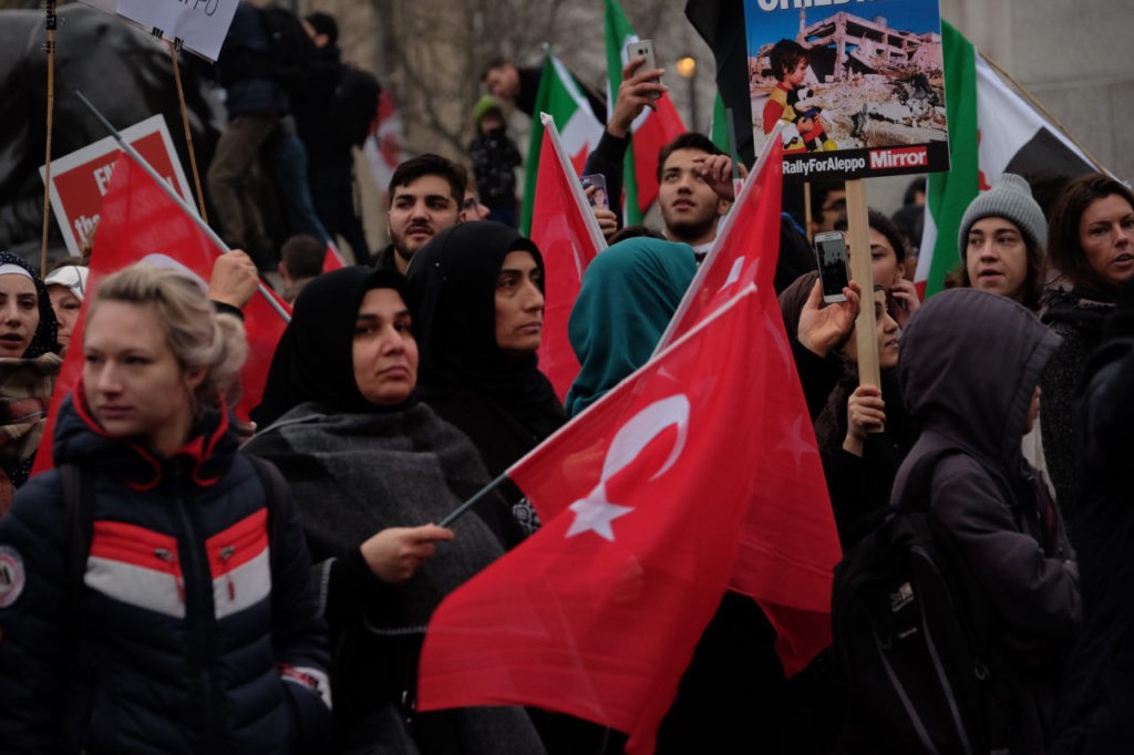 Aleppo march London