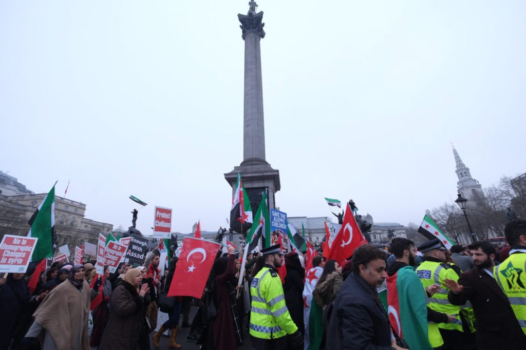 Aleppo march London