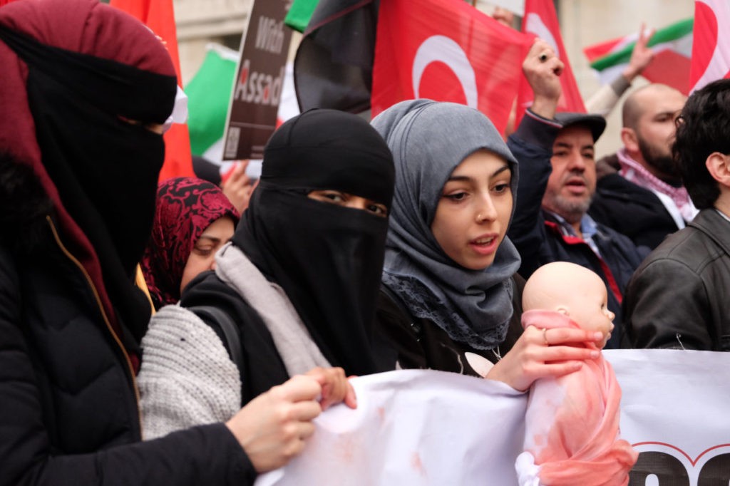 Aleppo march London