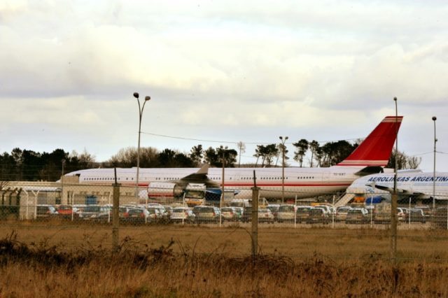 An Airbus A340 plane, which was initally for former Tunisian President Zine El Abidine Ben