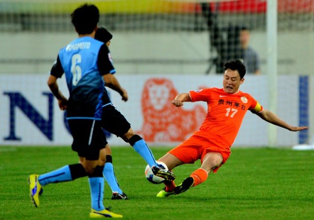 A hero to Chinese fans and a great populariser of English football, Sun Jihai (R) was indu