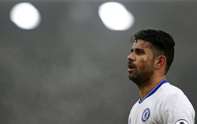 Diego Costa struck in the 43rd-minute rising at the back post to nod Cesar Azpilicueta's c