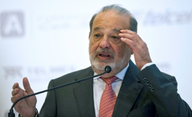 Mexican billionaire Carlos Slim (pictured) quipped last month that Donald Trump would dest