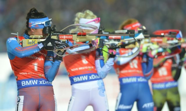 Russia backed out of hosting the biathlon World Cup after international protests over its