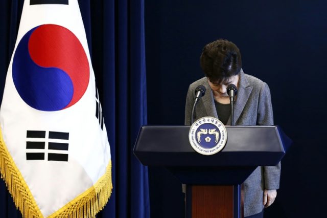 The impeachment of South Korean President Park Geun-Hye has caused a split in the ruling