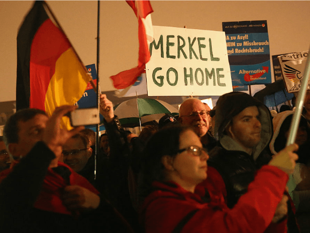 AfD Supporters Protest Against Liberal Migrants Policy