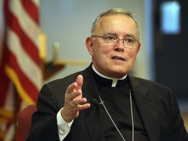 DENVER, CO - JULY 20: Catholic Archbishop of Denver Charles Chaput answers questions at a news conference on July 20, 2011 in Denver, Colorado. Chaput was announced Tuesday as the Archbishop-designate for the dioces of Philadelphia, one of the country’s largest dioceses in the United States. The church in Philadelphia …