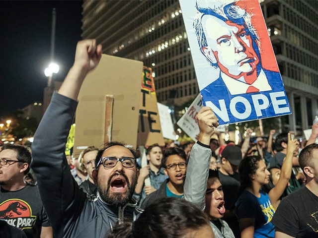 Democrat-anti-Trump-protesters-LA-Nov-9-2016-Getty