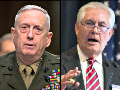 Gen Mattis, Rex Tillerson