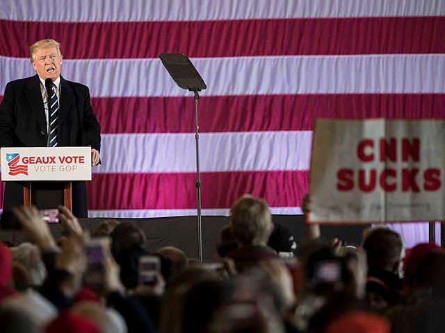 CNN Cuts Away from Trump Rally After Crowd Chants 'CNN Sucks'