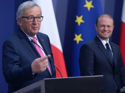 Jean-Claude Juncker and Joseph Muscat