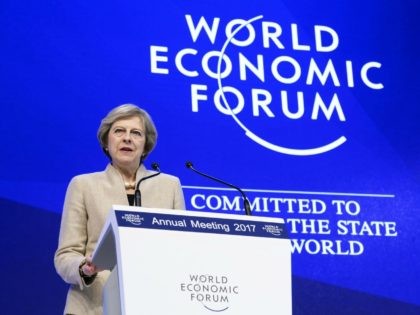 Theresa May Davos