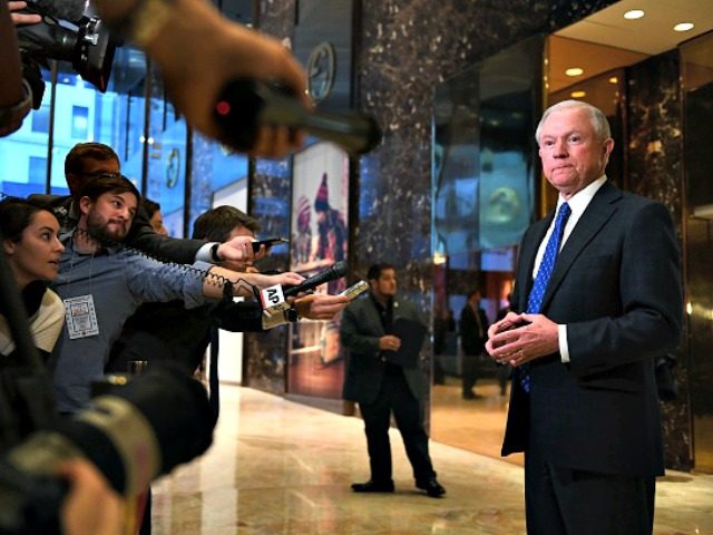 Jeff Sessions Trump Tower AFP