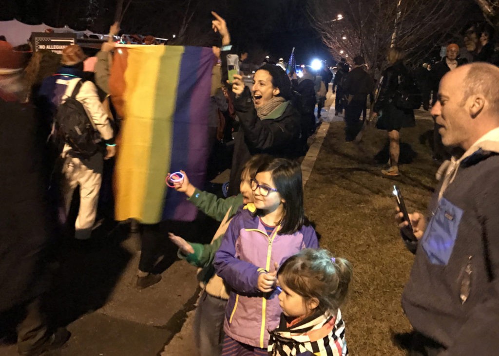 LGBTQ-protests-Pence-Neighborhood
