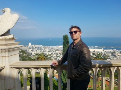 Mark Pellegrino in Haifa, Israel January 2017 PHOTOS: Shauli Lendner - America's Voices in