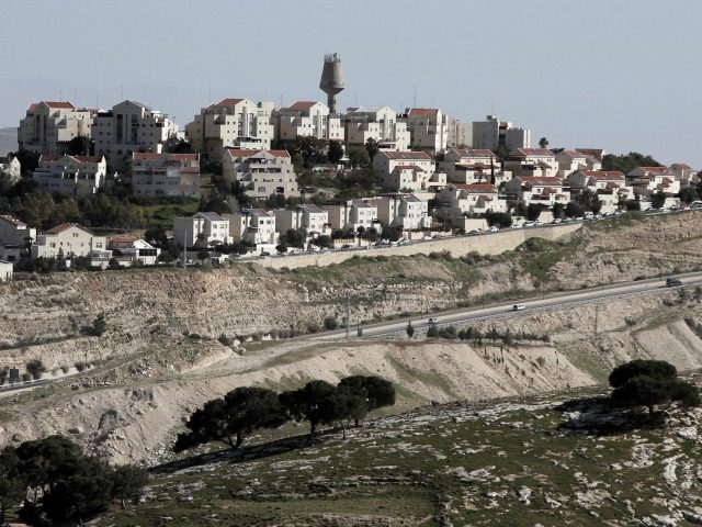 A partial view shows Israel's largest Jewish settlement Maale Adumim on the outskirts