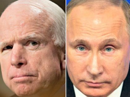 McCaine vs Putin AP Photos
