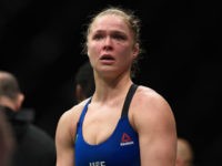 Ronda Rousey December 30, 2016 during the UFC 207 event at T-Mobile Arena on December 30, 2016 in Las Vegas, Nevada.