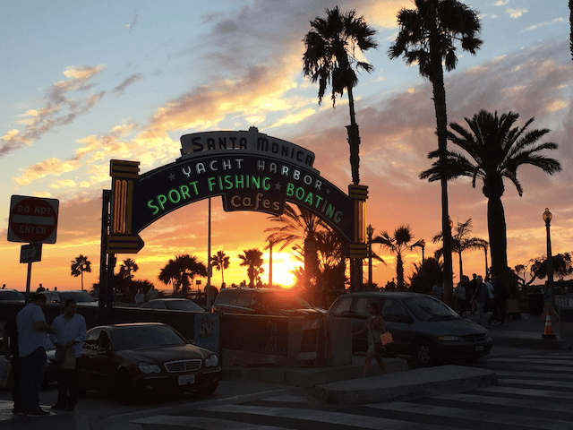 Santa Monica Pier (Joel Pollak / Breitbart News)