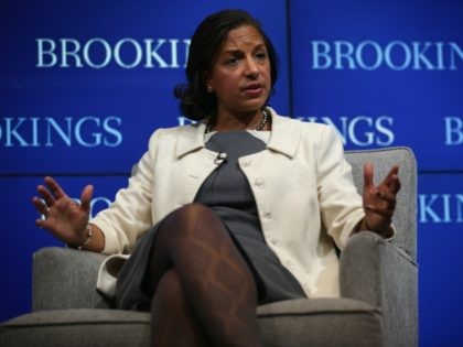 WASHINGTON, DC - FEBRUARY 06: White House National Security Adviser Susan Rice speaks at t