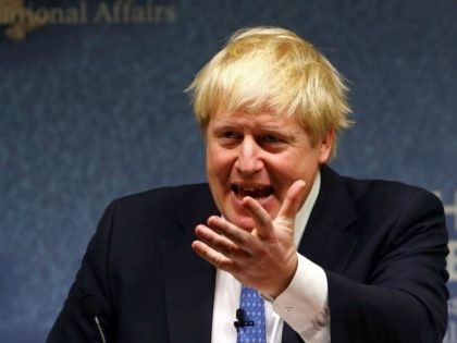 Foreign Secretary, Boris Johnson delivers a speech at Chatham House on December 2, 2016 in London, England. Johnson warned the world risks slipping back into a 'brutal' era where strong men dominate and democracy is in retreat. In his first major speech as Foreign Secretary, Mr Johnson insisted the UK …