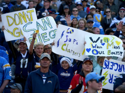 San Diego Chargers fans will lose their team to Los Angeles