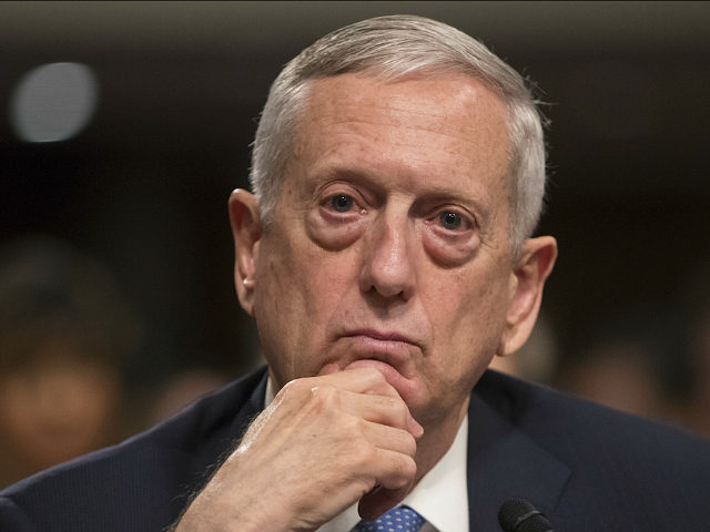 Defense Secretary-designate James Mattis listens to questions from Sen. Kirsten Gillibrand