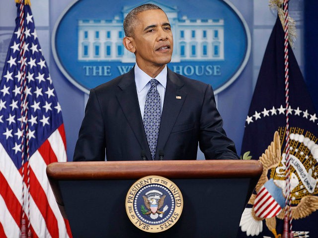 President Barack Obama speaks during his final presidential news conference, Wednesday, Ja