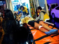 Medics carry a wounded person at the scene after an attack at a popular nightclub in Istanbul, early Sunday, Jan. 1, 2017. Istanbul Governor Vasip Sahin said that an armed assailant has opened fire at a nightclub in Istanbul during New Year's celebrations. Turkish authorities have banned distribution of images &hellip;