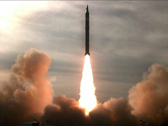 Picture obtained from the Iranian ISNA news agency on December 16, 2009 shows the test-firing at an undisclosed location in Iran of an improved version of the Sejil 2 medium-range missile which the Islamic republic says can reach targets inside Israel. State television said Iran successfully test-fired the two-stage Sejil, …