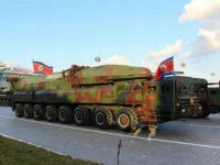 north-korea-intercontinental-ballistic-missile-military-parade-ap File photo taken in October 2015 shows a KN-14 intercontinental ballistic missile in a military parade at Pyongyang's Kim Il Sung Square. North Korea appears to have built two new ICBMs and mounted them on mobile launchers for test-firing in the near future, Yonhap News Agency reported on Jan. 19, …