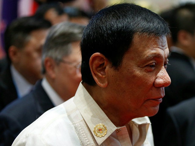Philippines’ President Rodrigo Duterte arrives at the East Asia Summit in Vientiane, Laos September 8, 2016. REUTERS/Jorge Silva
